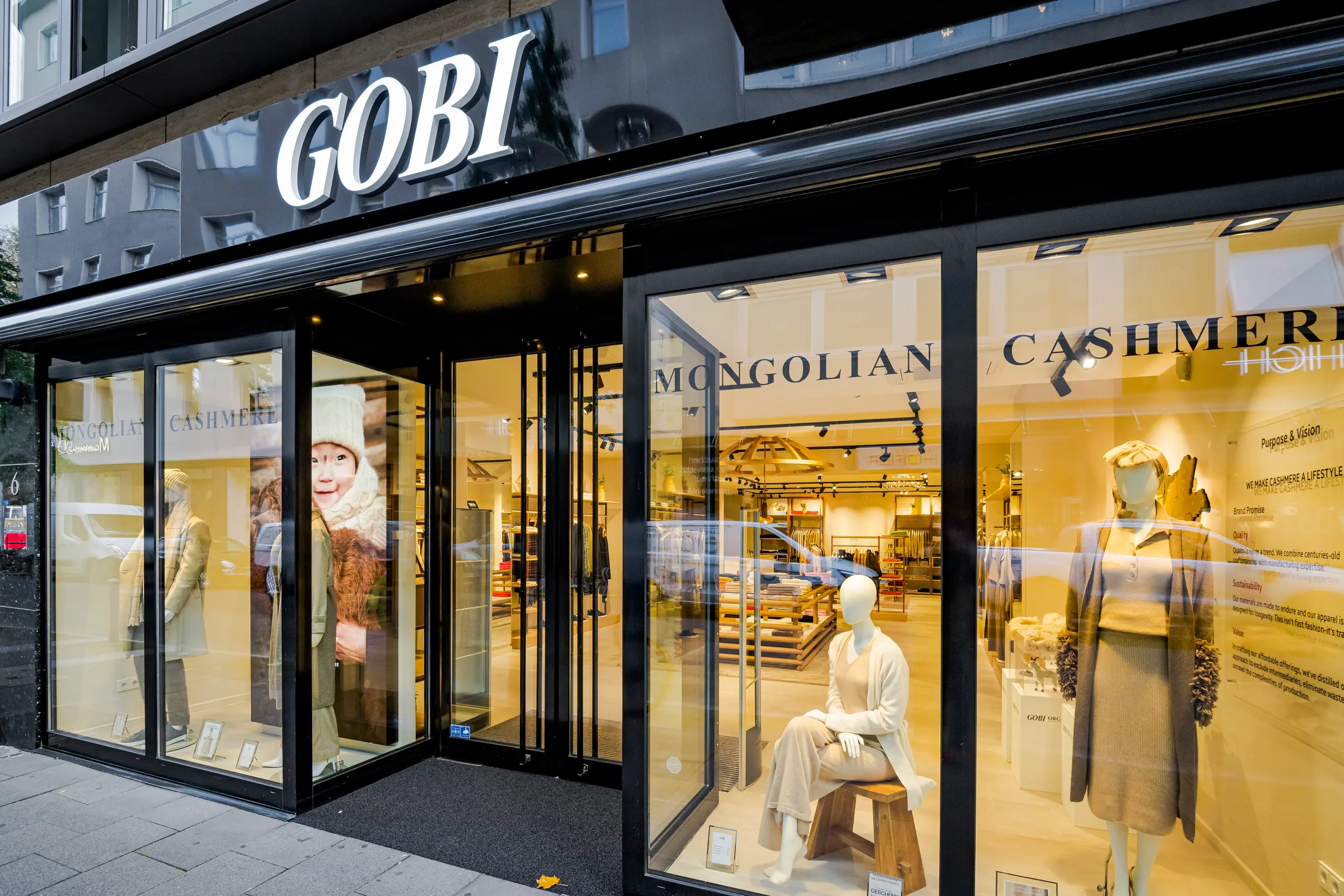 GOBI cashmere store in Germany
