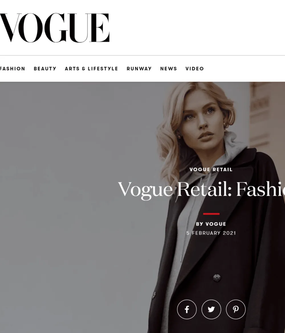 WE'RE FEATURED IN VOGUE!