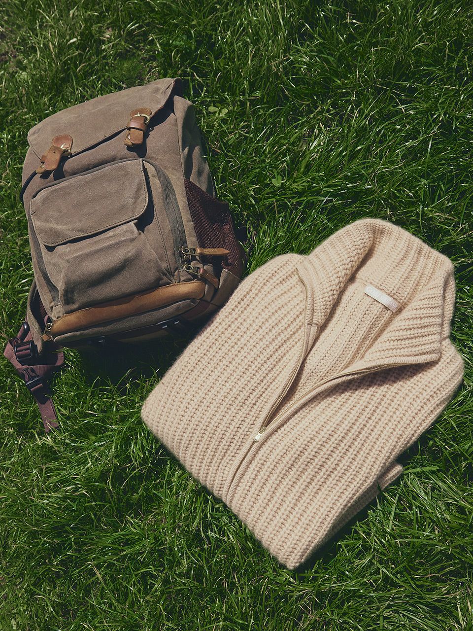 Herren Kaschmir Klassischer Reverskragen Mantel Grün - Gobi Cashmere