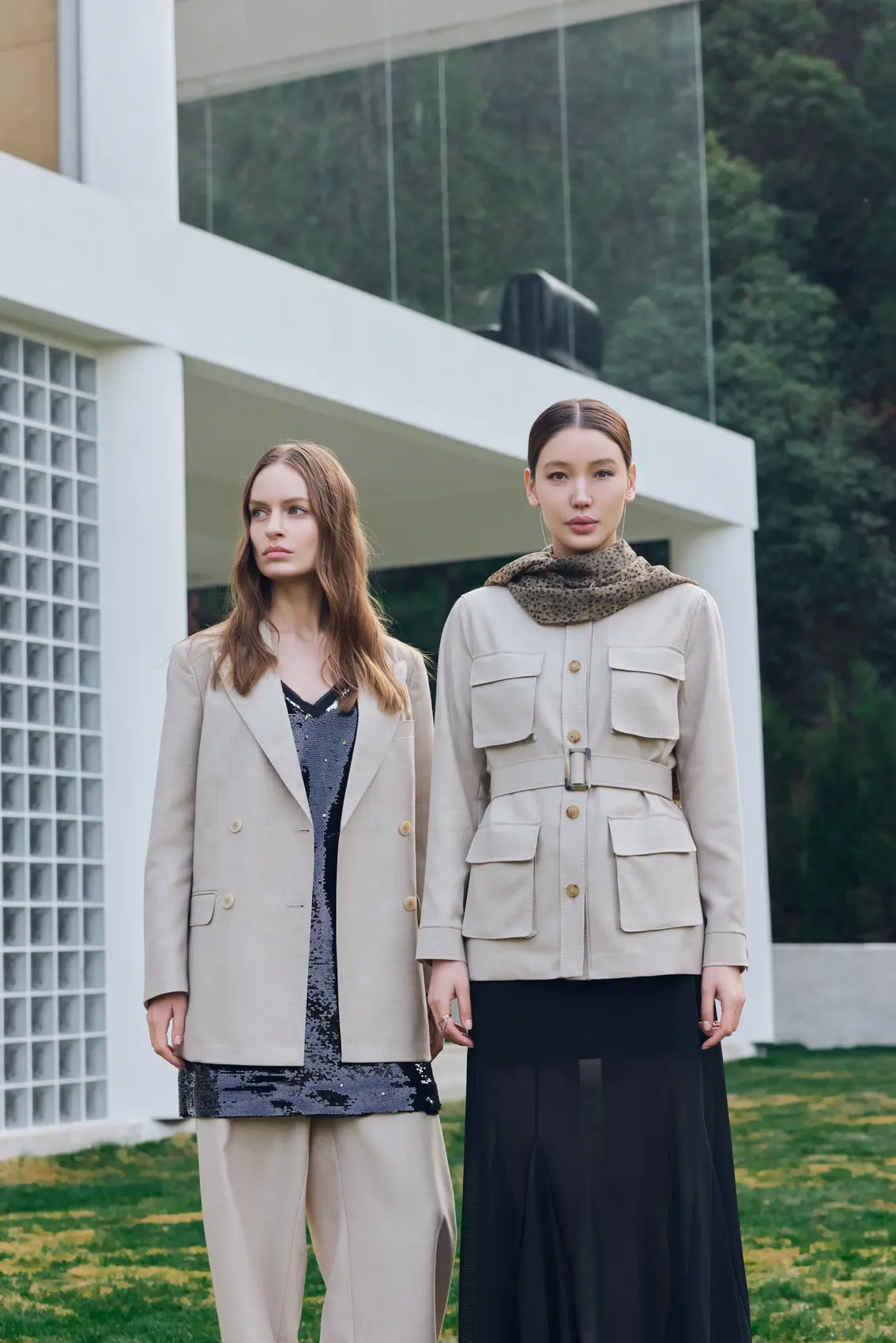 Beige Safari cashmere Jacket on sale | GOBI Cashmere