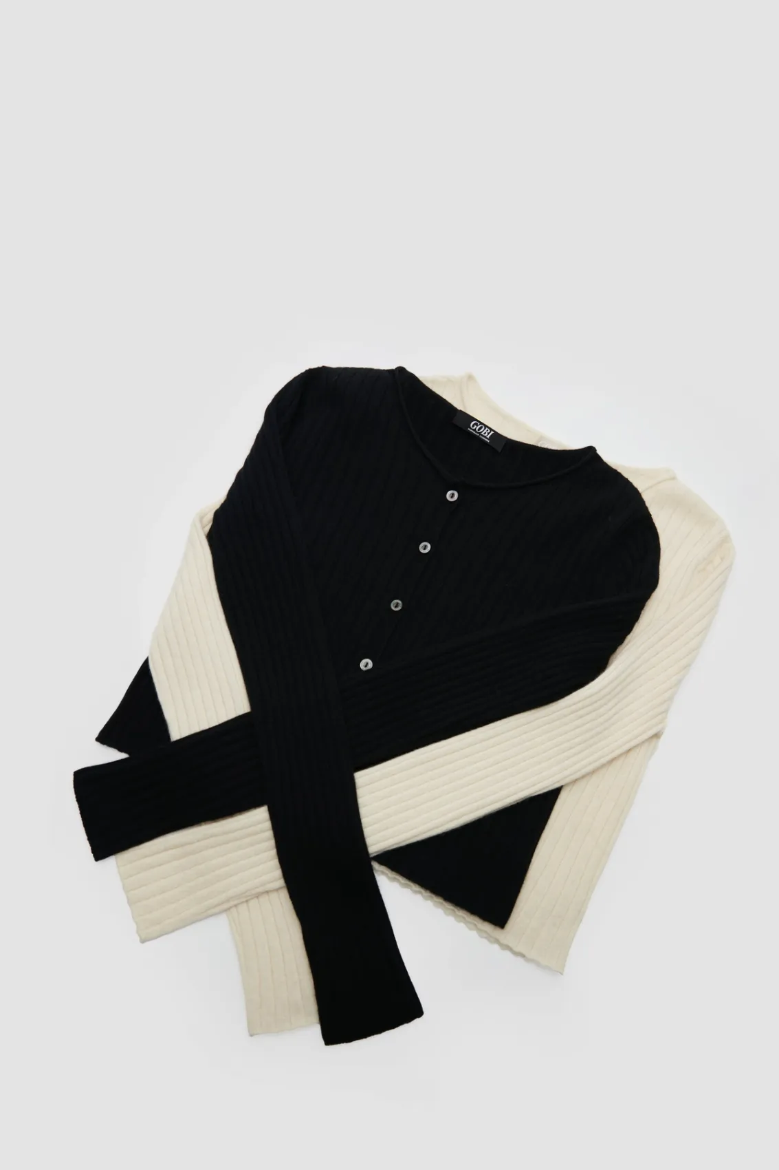black and white cashmere clothes
