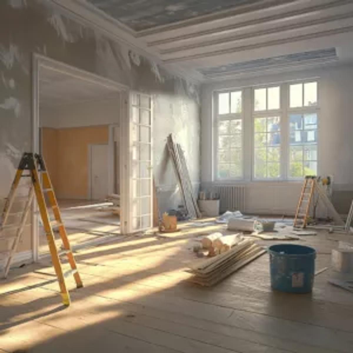 Bild på renovering