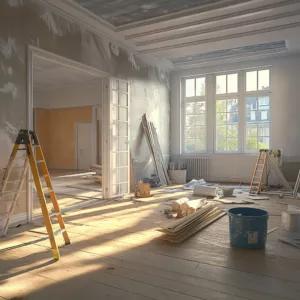 Bild på renovering