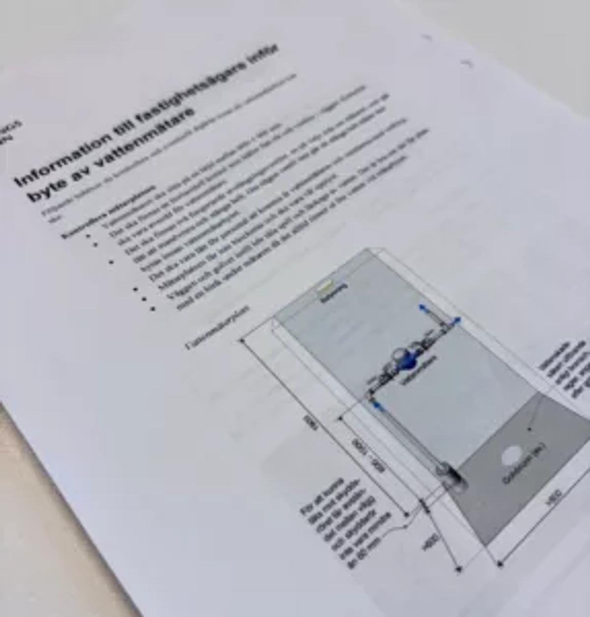 inför vattenmätarbyte