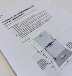 inför vattenmätarbyte