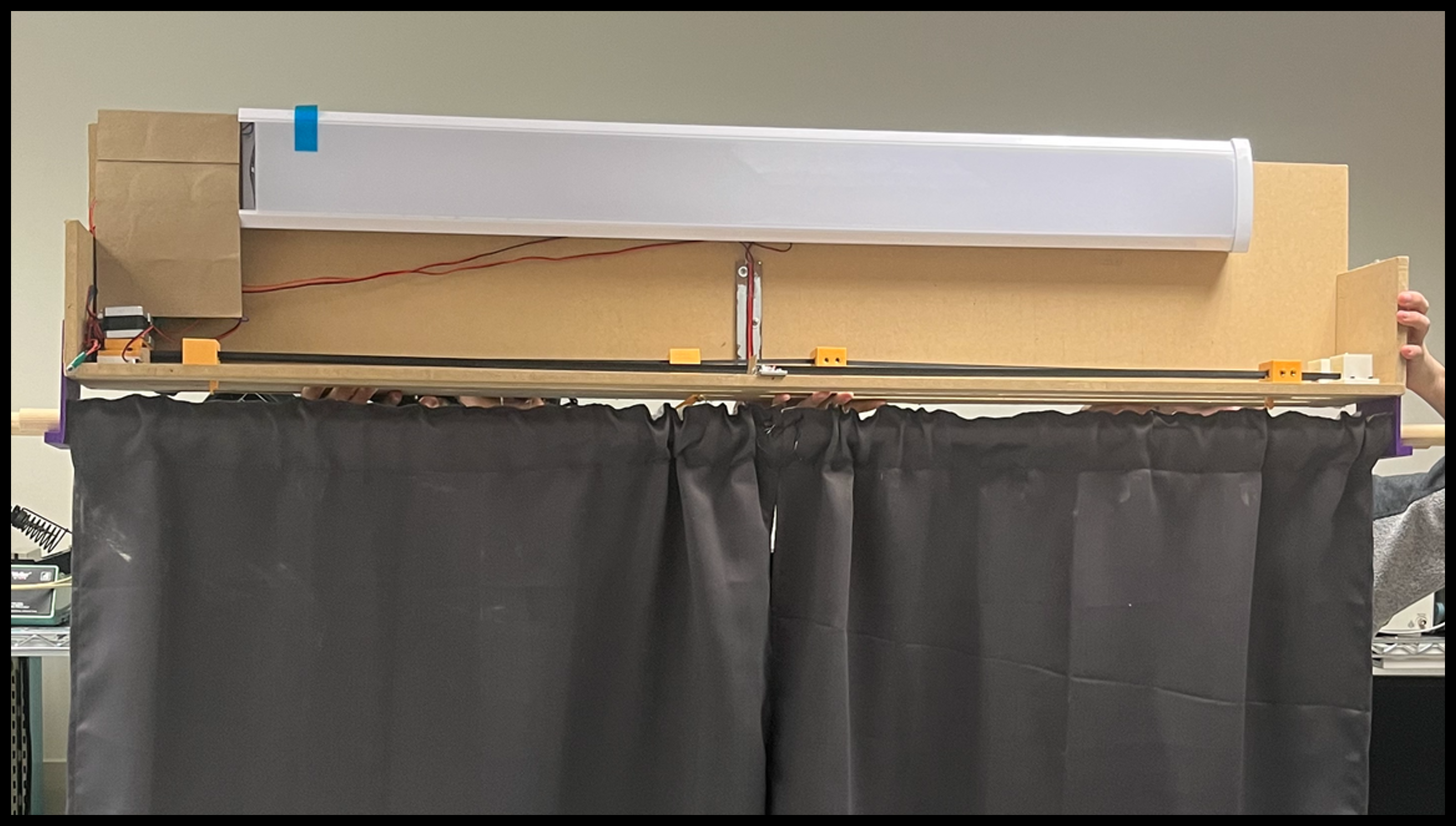 Automated Curtain Alarm System