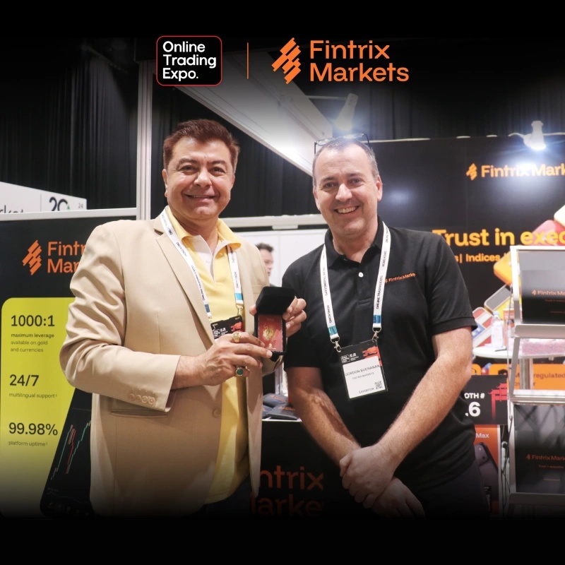 Gold bar giveaway winner at Online Trading Expo Hong Kong 2026