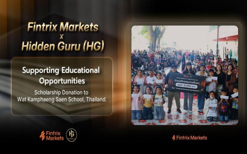 Fintrix Markets charity initiatives event in Thailand