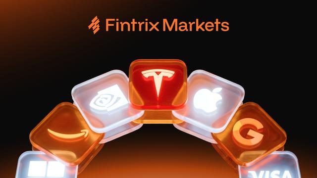 美國股票延長交易時段,由 Fintrix Markets 呈現,包含特斯拉、蘋果、谷歌、亞馬遜及英偉達的股票標誌。