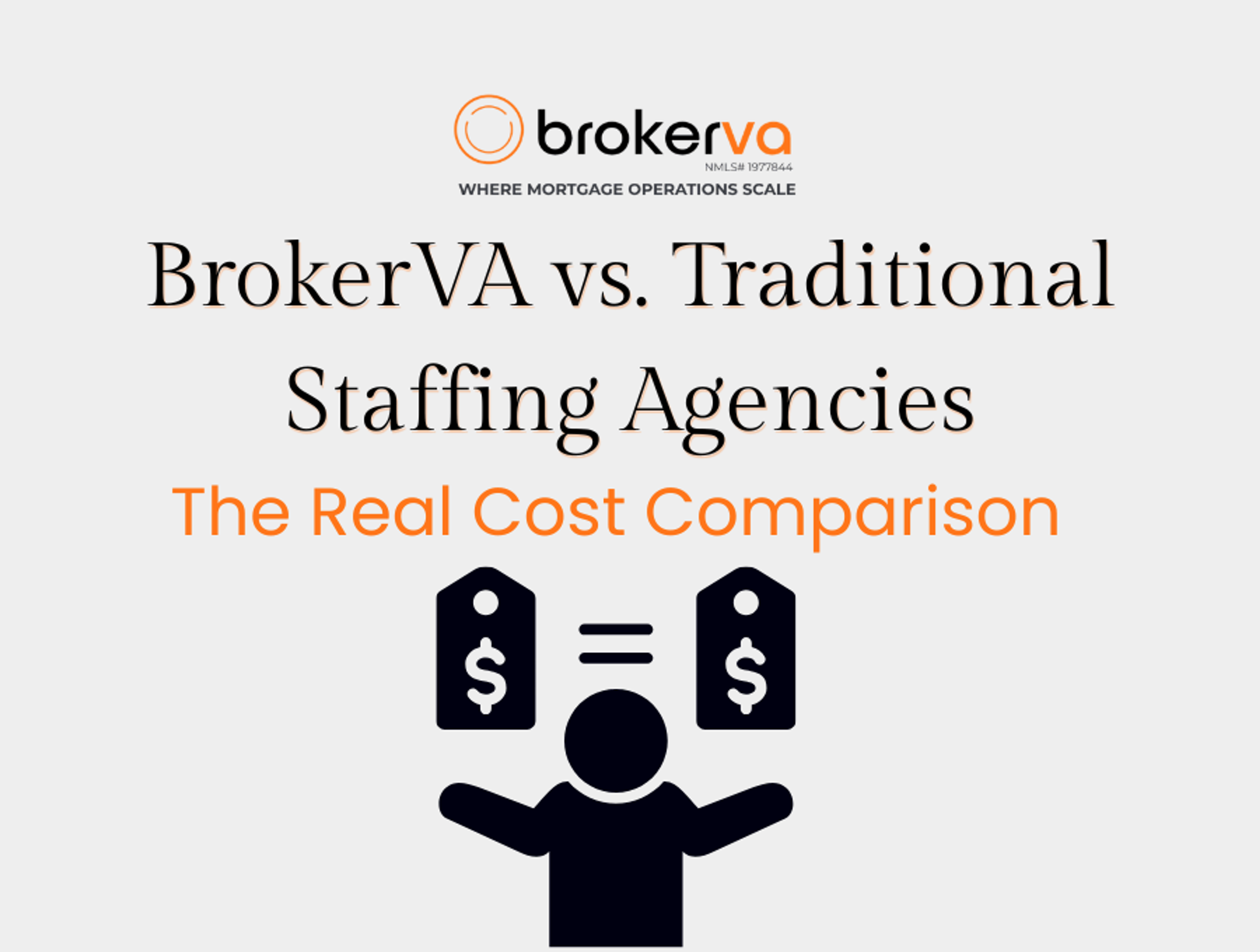 BrokerVA vs. Traditional Staffing Agencies The Real Cost Comparison