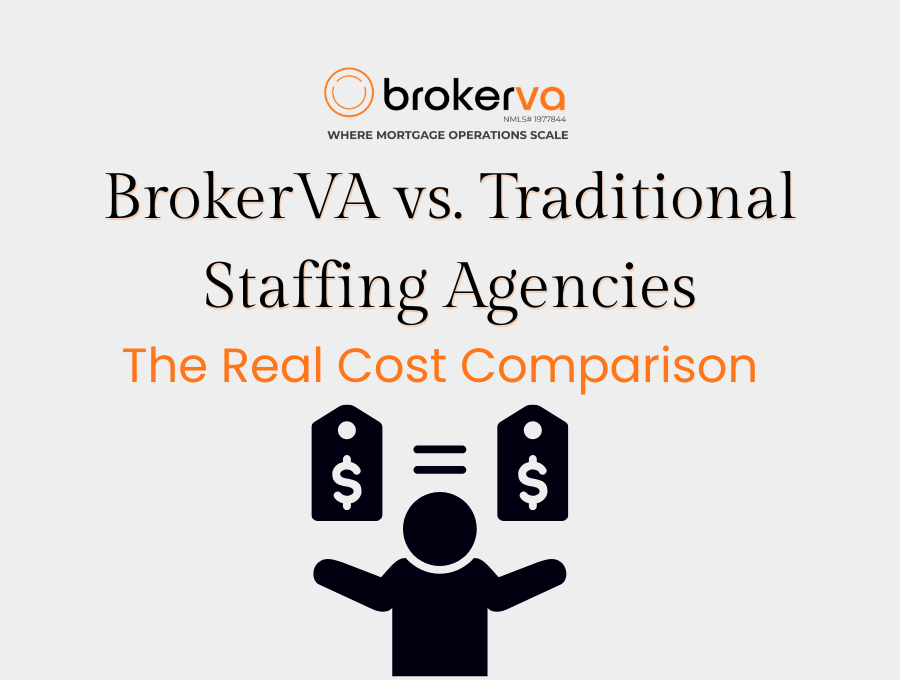 BrokerVA vs. Traditional Staffing Agencies The Real Cost Comparison