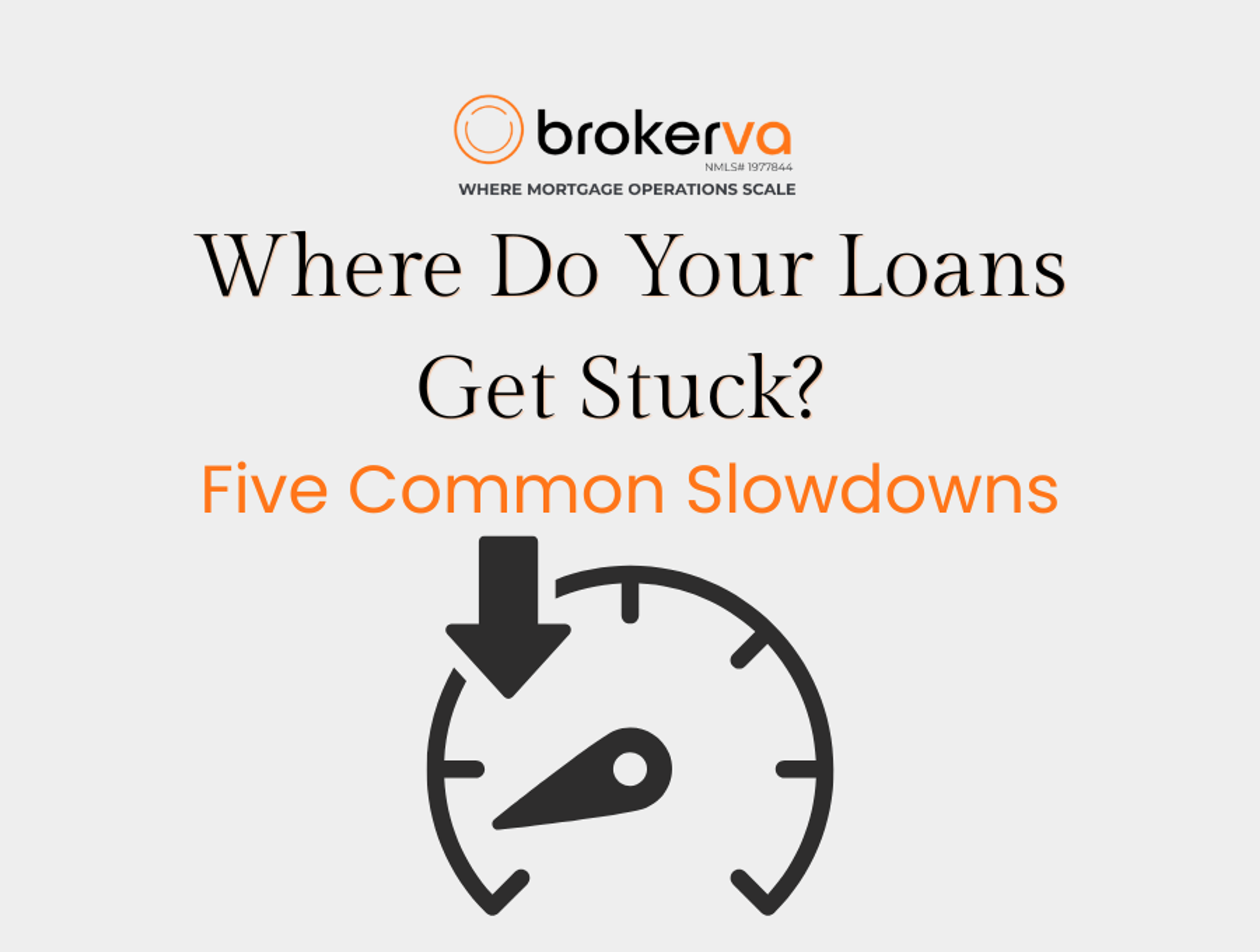 Where Do Your Loans Get Stuck