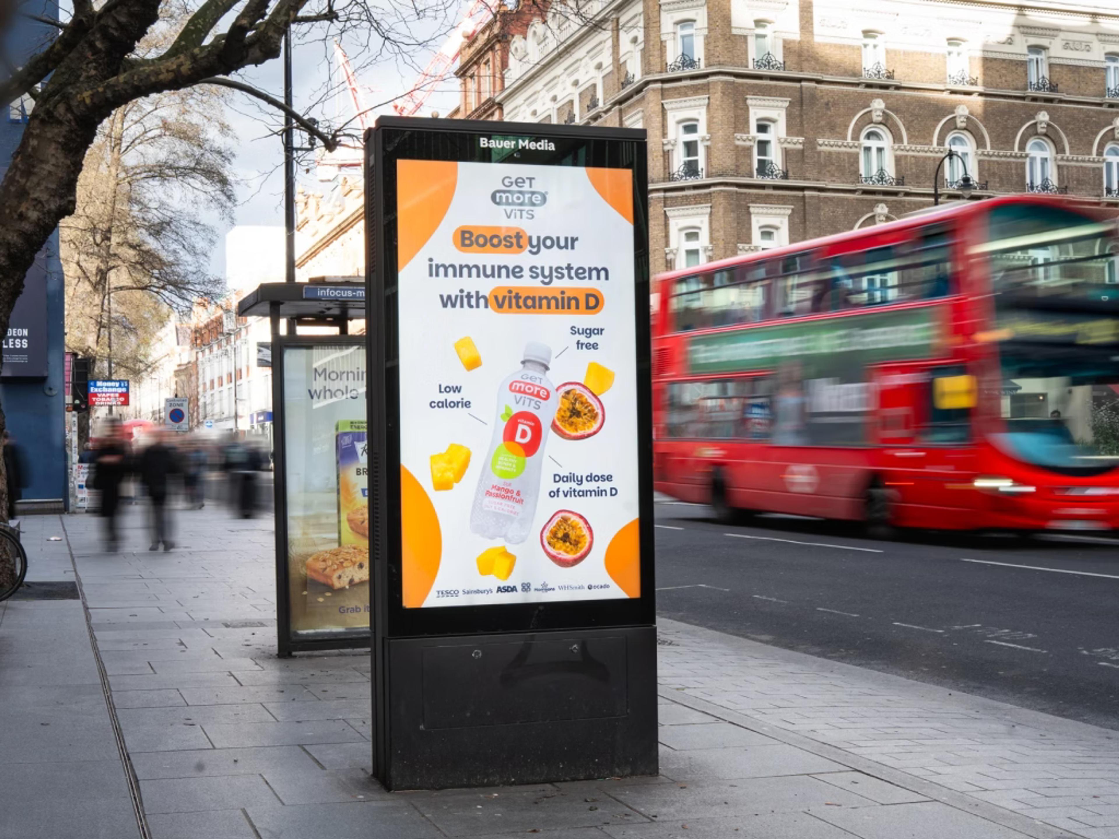 R4 Wins Get More Vits to Deliver Strategic London OOH Push