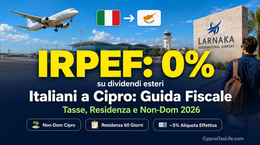 Italiani a Cipro: Guida Fiscale Completa 2026