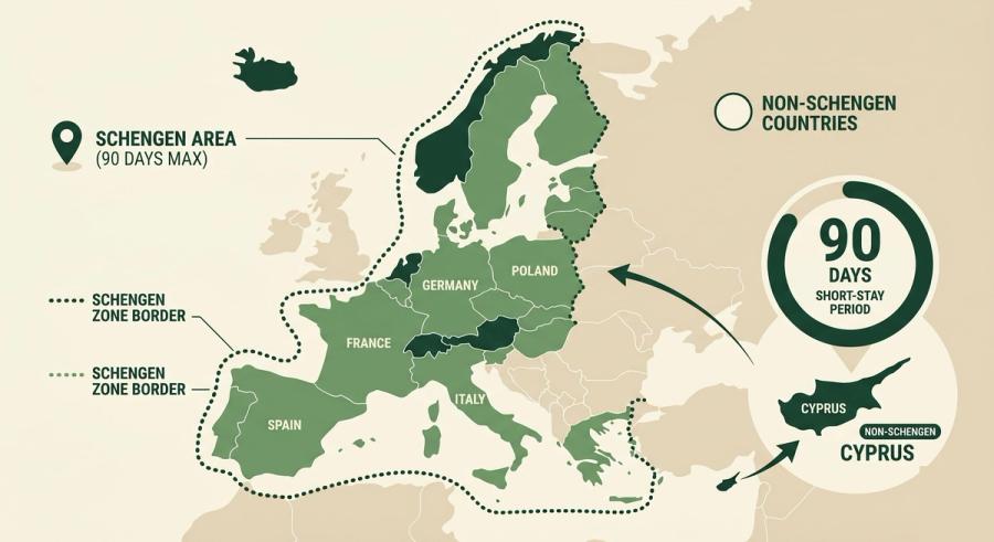 Schengen 90-Day Rule for Cyprus Residents