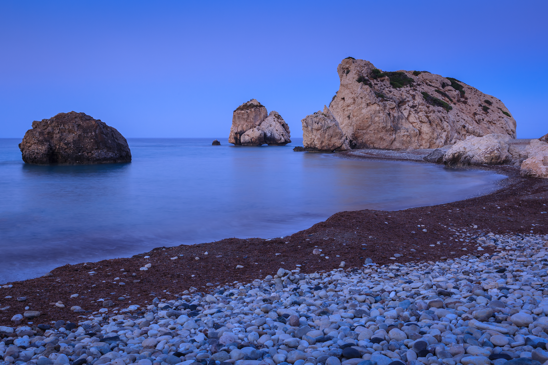 Aphrodite's Rock (Petra tou Romiou) on the Cyprus coast