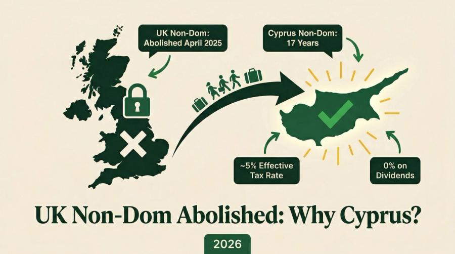 UK Non-Dom Abolished: Move to Cyprus [2026]