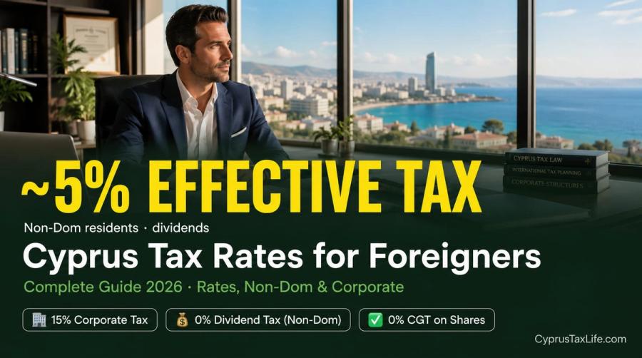 Cyprus Tax Rates for Foreigners [2026]