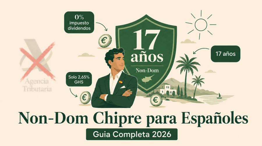 Régimen Non-Dom en Chipre para Españoles: Guía 2026