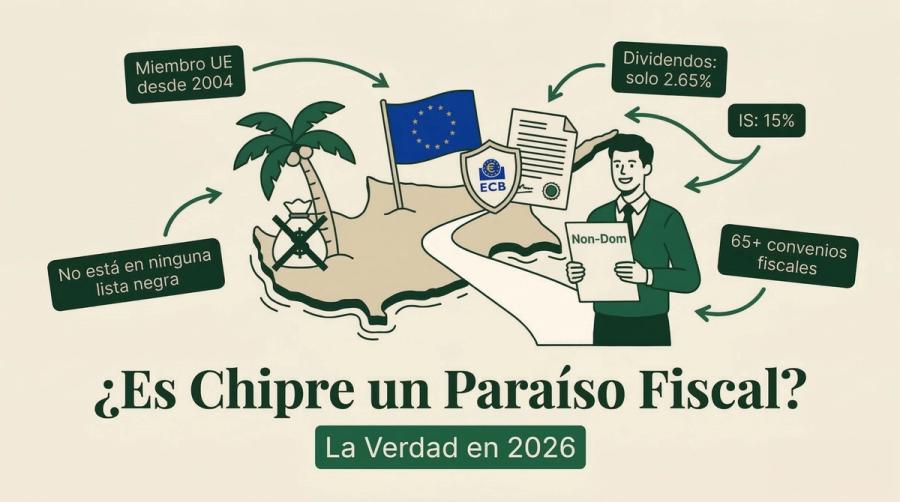 ¿Es Chipre un paraiso fiscal? Respuesta 2026