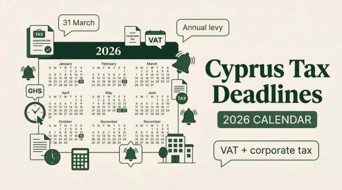 Cyprus Tax Calendar [2026]: All Filing Deadlines