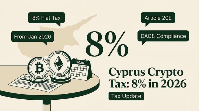Cyprus 8% Crypto Tax 2026: What Changed in January