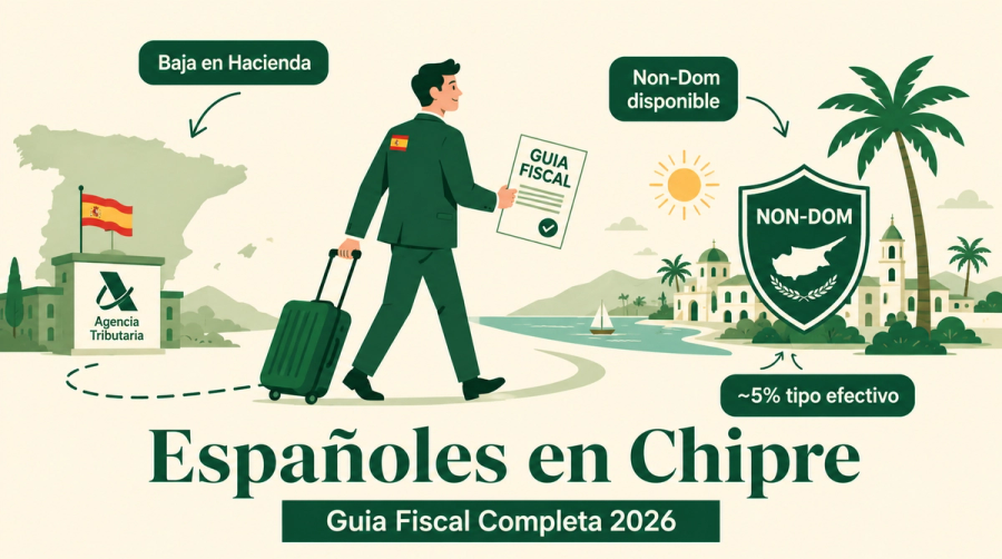 Españoles en Chipre: Guía Fiscal Completa 2026
