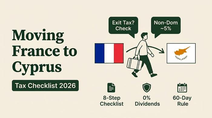 Mudarse de Francia a Chipre: Checklist Fiscal 2026