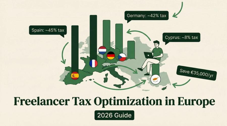 Best European Countries for Freelancers 2026: Tax Rate Comparison