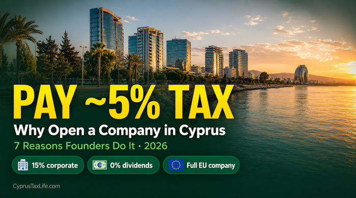Why Open a Company in Cyprus? 7 Benefits [2026]