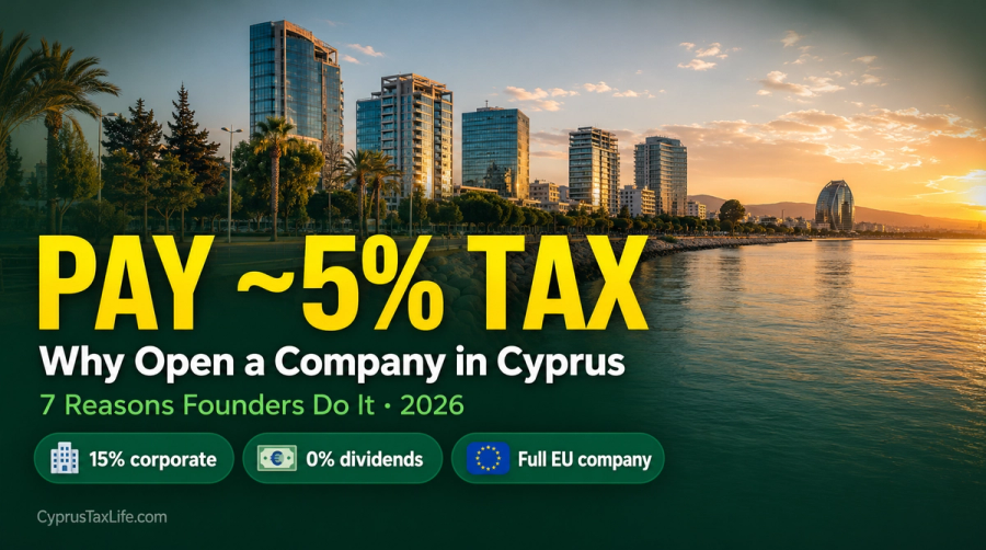 Why Open a Company in Cyprus? 7 Benefits [2026]