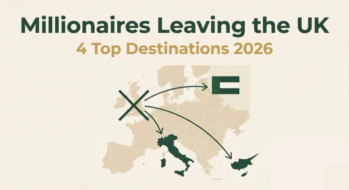 Millionaires Leaving UK: 4 Top Destinations [2026]