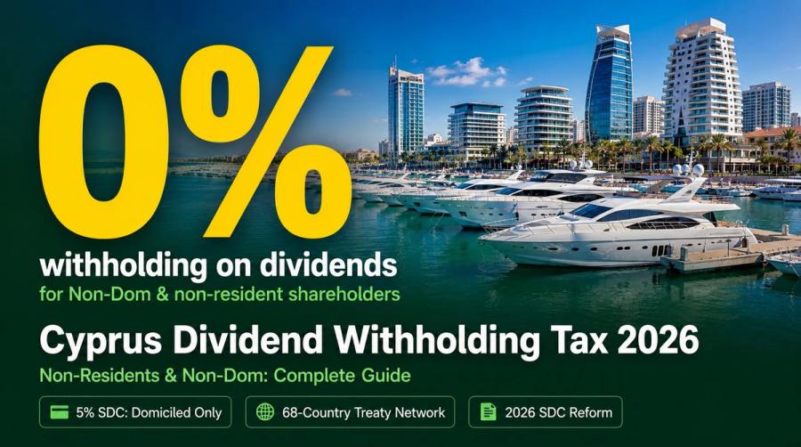 Cyprus Withholding Tax on Dividends [2026]: 0% Guide