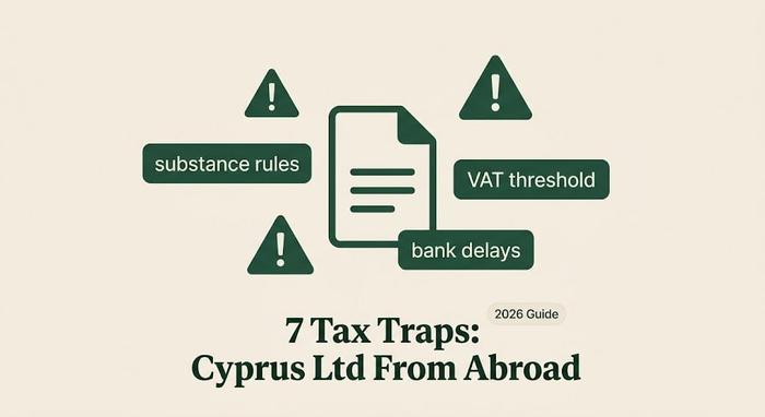 Cyprus Ltd Formation Traps [7 Tax Pitfalls]