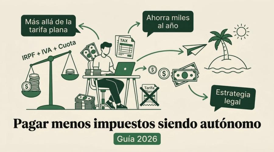 Autonomos: de 40% a ~5% con Ltd en Chipre (2026)