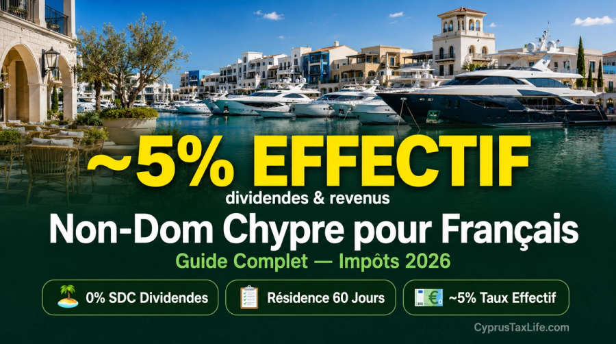 Régime Non-Dom à Chypre pour les Français : Guide 2026