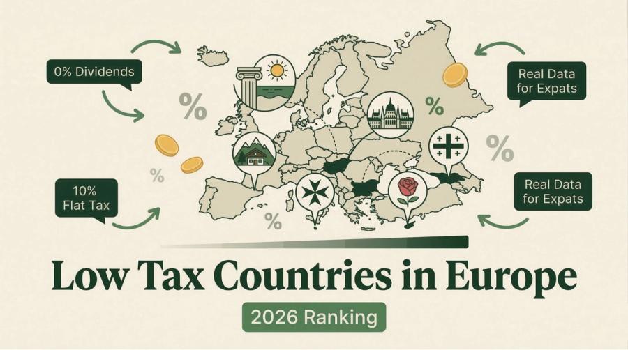 Lowest Tax Countries in Europe 2026: Ranked by Effective Rate