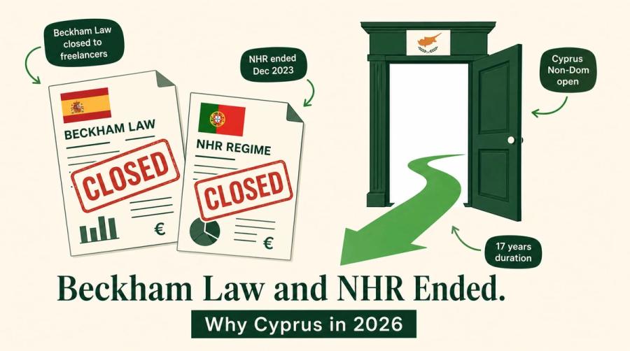 Beckham Law & Portugal NHR Ended: Cyprus Non-Dom (2026)