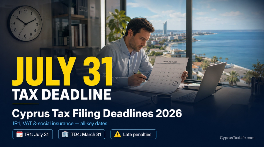 Cyprus Tax Calendar [2026]: All Filing Deadlines