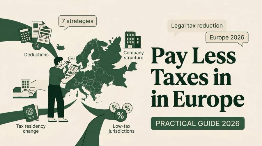 10 Legal Tax Strategies in Europe to Pay Less [2026]
