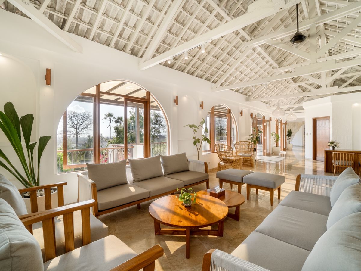 Aerial view of Jimbaran Bay