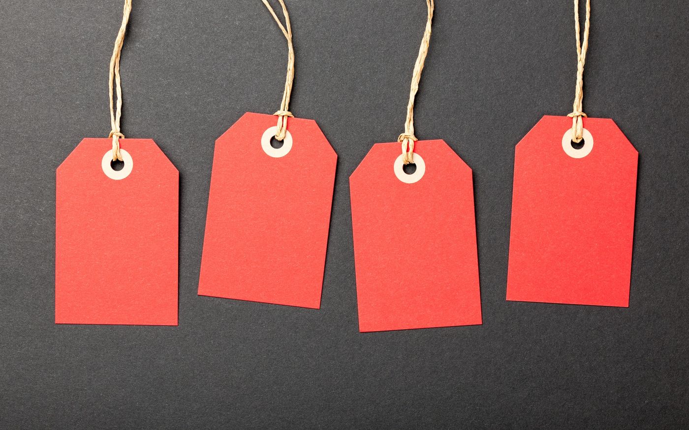 Top tips to selling on eBay: blank price tags