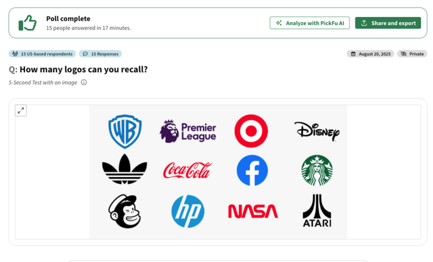 How many logos can you recall