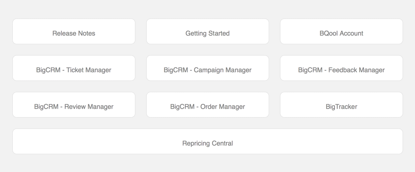 Amazon feedback tools: BQool user interface
