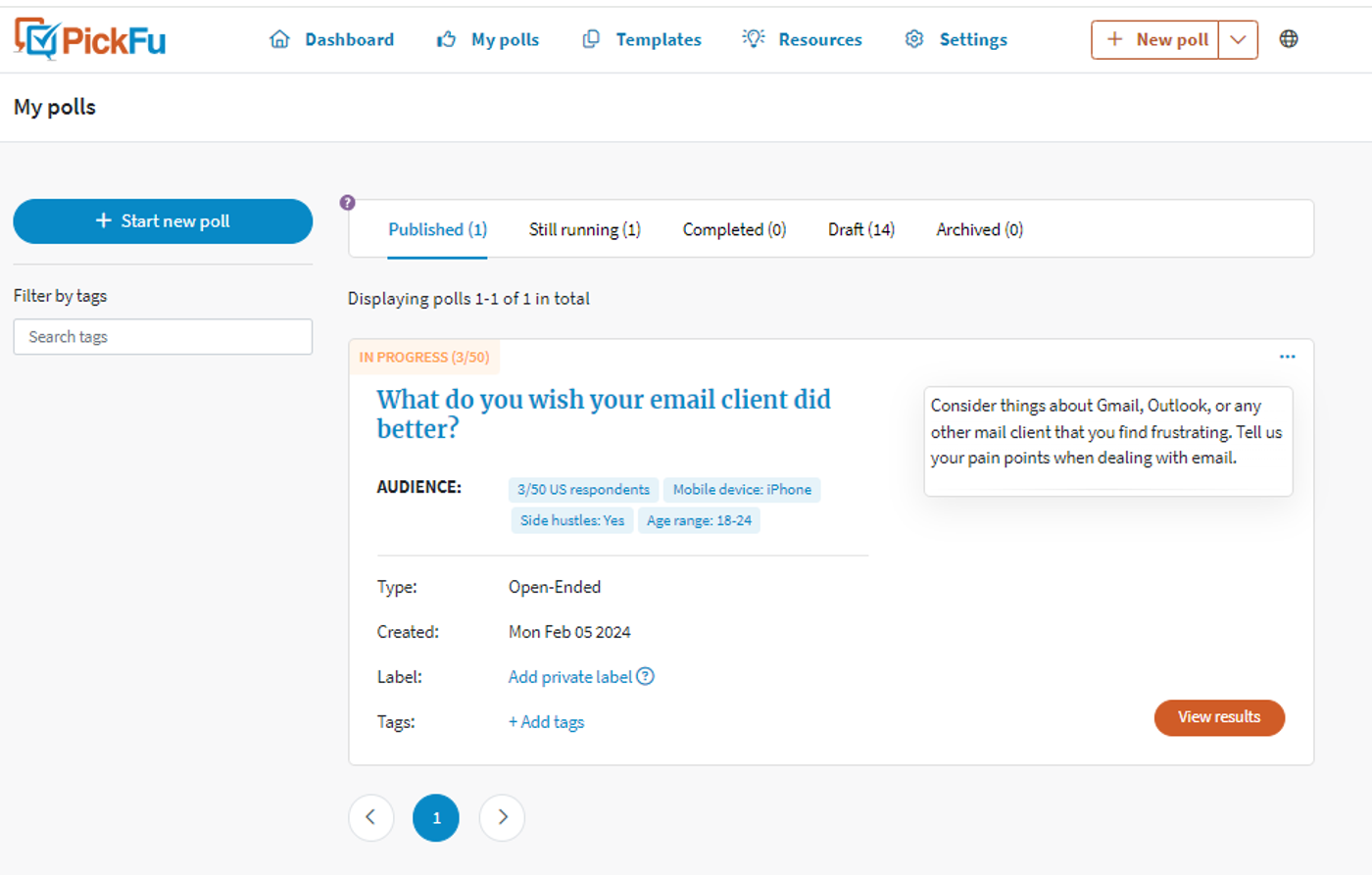Poll created for What do you wish your email client did better?
