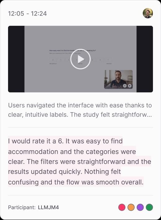 Useberry usability test example
