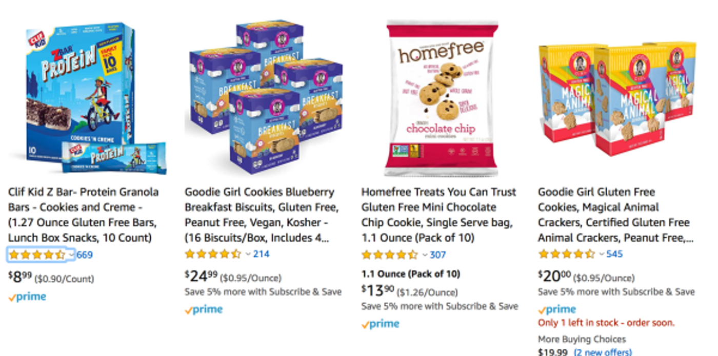Gluten free cookies search results