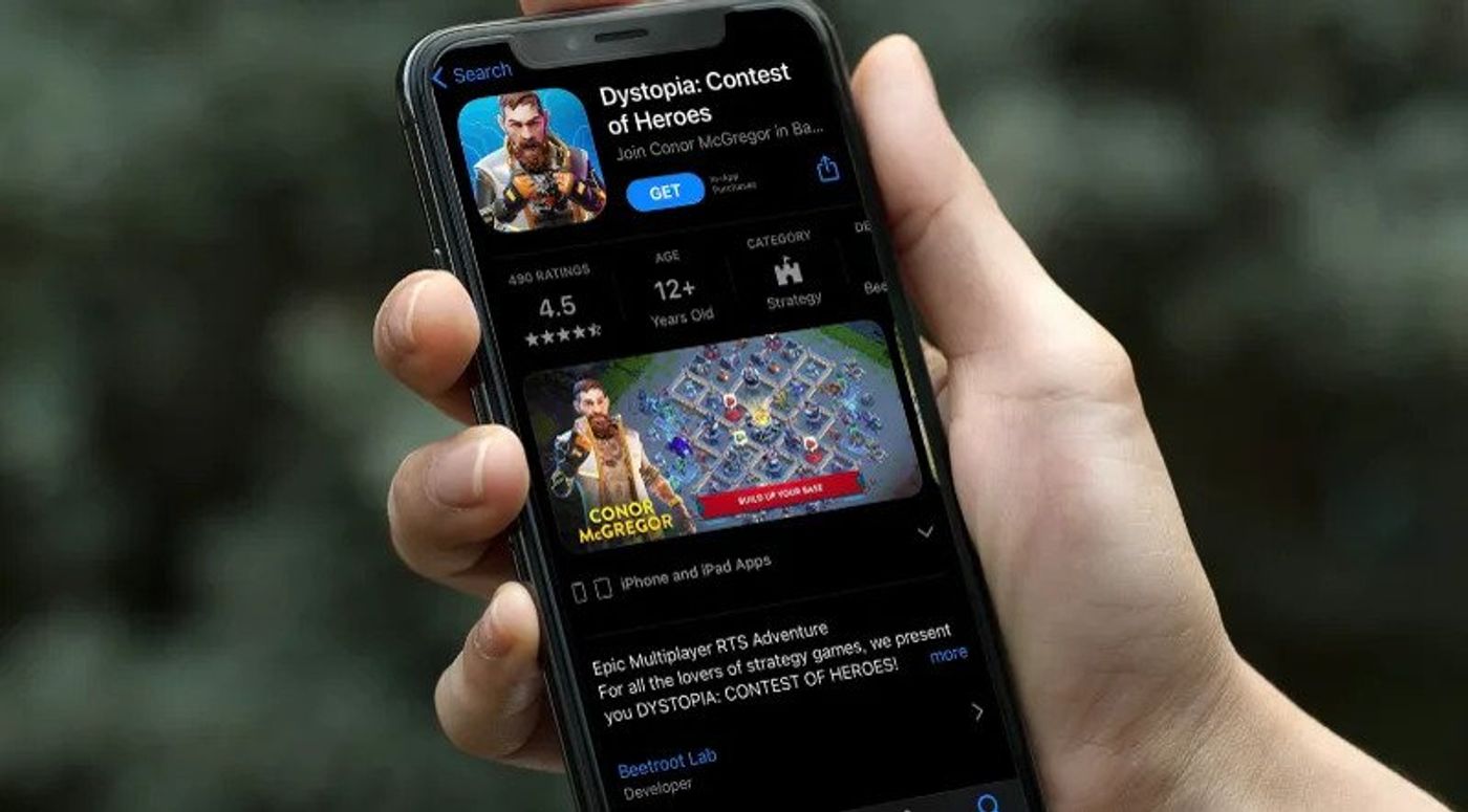 Connor-mcgregor-app-on-an-iphone-screen