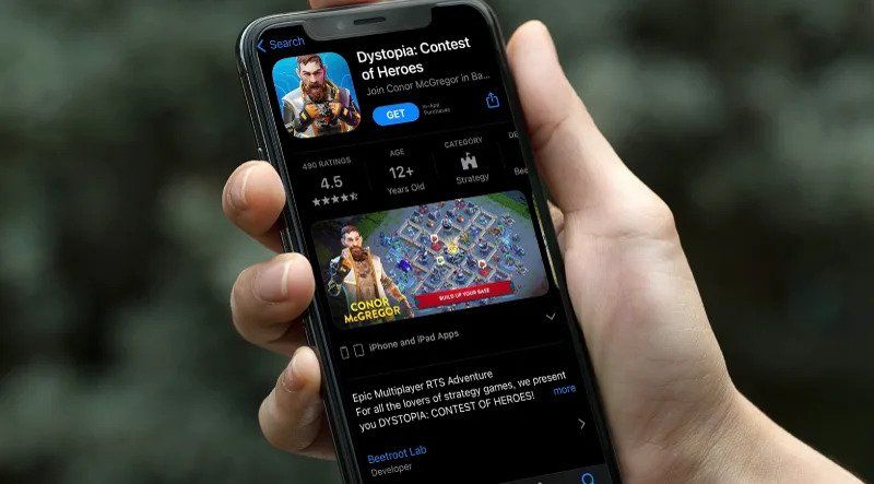 Connor-mcgregor-app-on-an-iphone-screen