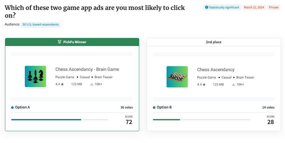 Chess-option-a-vs-option-b-of-app-store-game